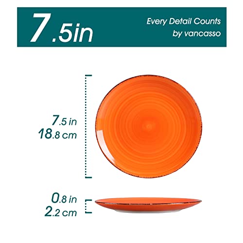 Vancasso Bonita Multicolor Salad Plate Set of 6, 7.5" Ceramic